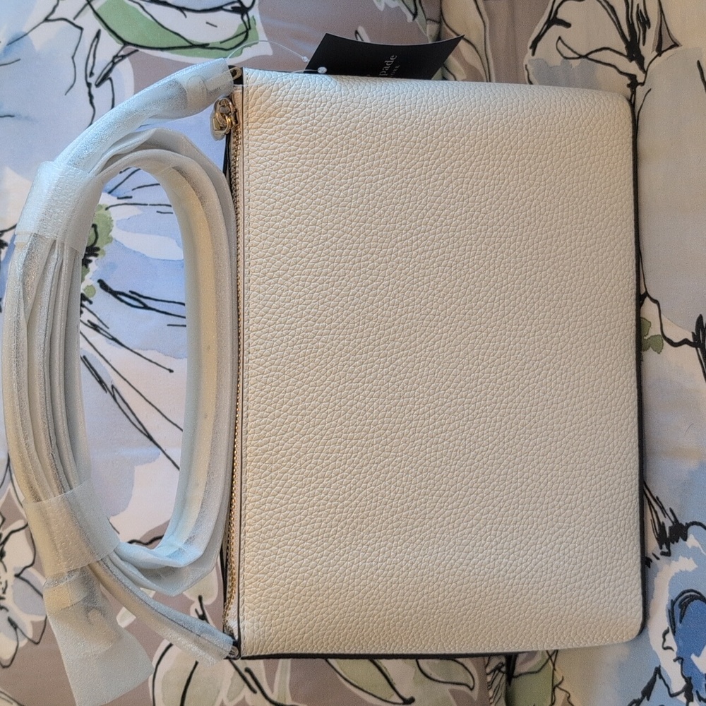 🎉 KATE SPADE LEILA MED CROSSBODY - Meringue 🌸 Free Ship - Picture 4 of 12
